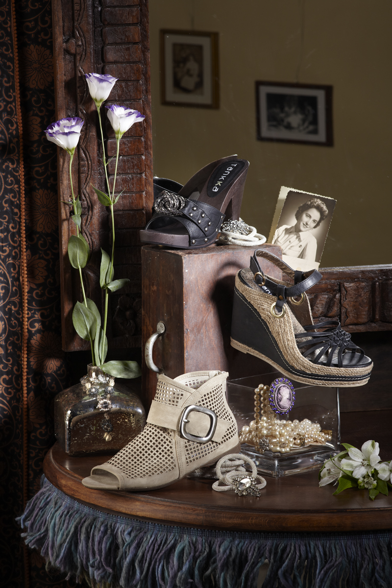 Estilismo de fotografía para Calzados Tankka