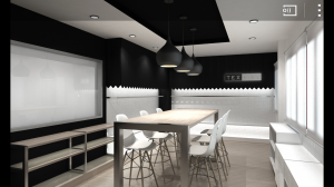 SALA DE MUESTRAS PRESENTADA EN 3D