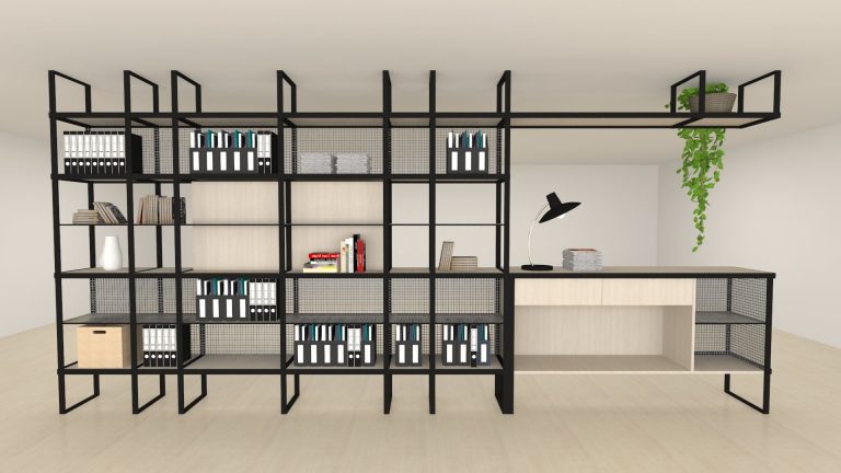 Mueble de hall para oficinas / P. I. Torrellano Elche